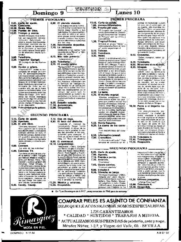 ABC SEVILLA 09-12-1984 página 100