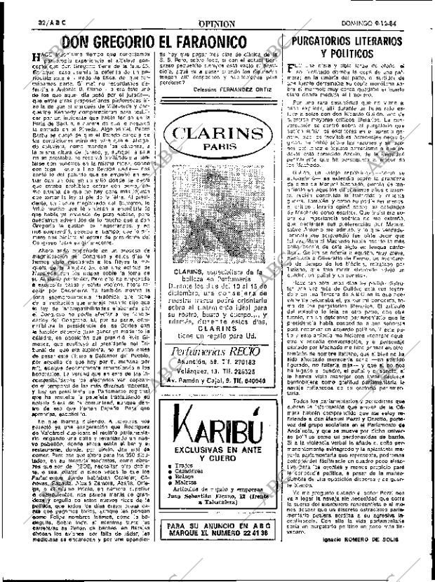 ABC SEVILLA 09-12-1984 página 32