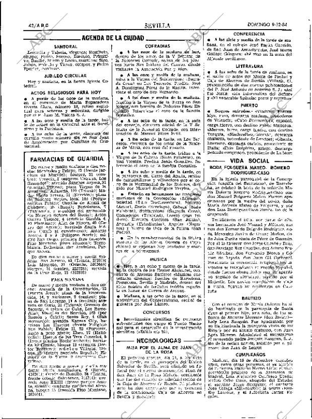 ABC SEVILLA 09-12-1984 página 42