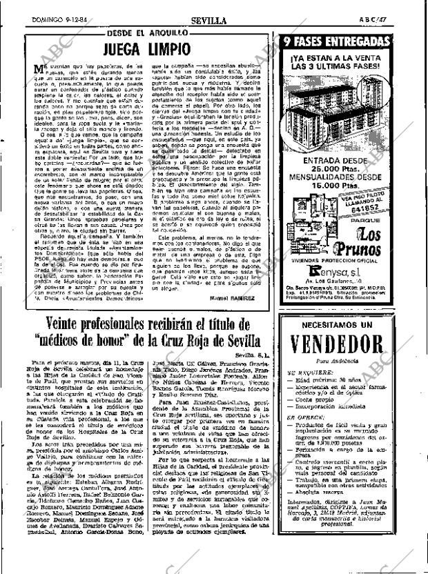 ABC SEVILLA 09-12-1984 página 47