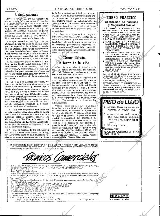 ABC SEVILLA 09-12-1984 página 54