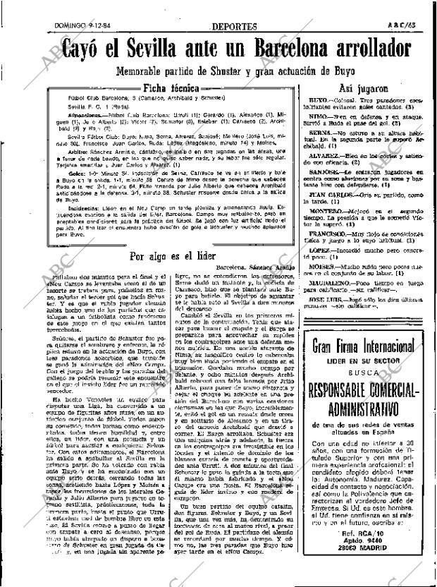 ABC SEVILLA 09-12-1984 página 65