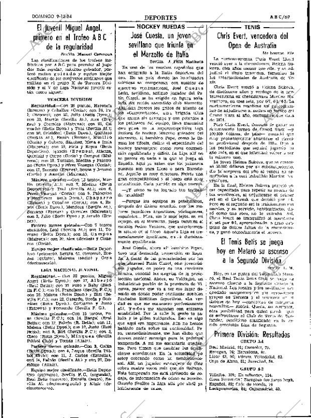 ABC SEVILLA 09-12-1984 página 69