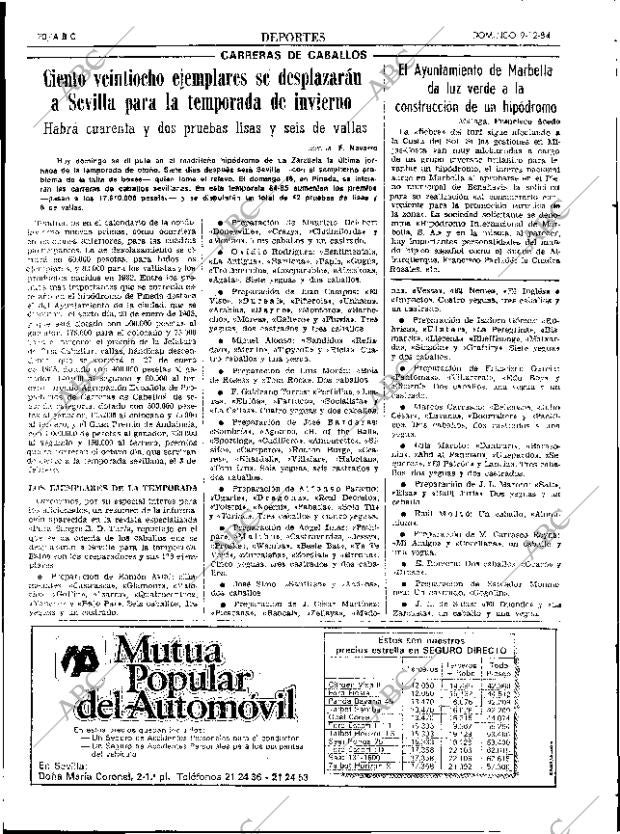 ABC SEVILLA 09-12-1984 página 70