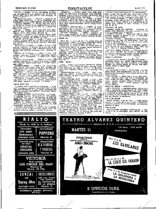 ABC SEVILLA 09-12-1984 página 73