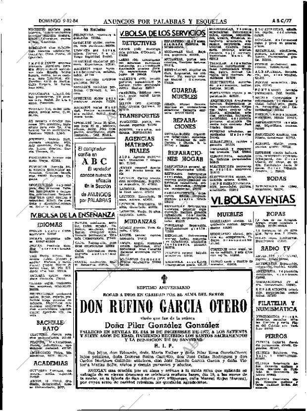 ABC SEVILLA 09-12-1984 página 77