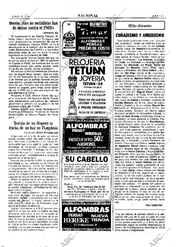 ABC MADRID 10-12-1984 página 21