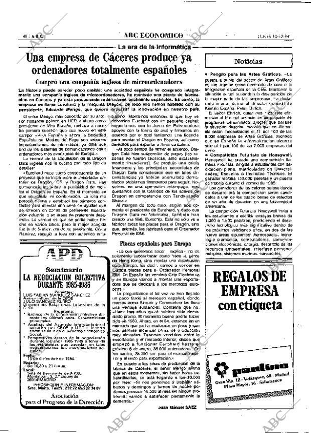 ABC MADRID 10-12-1984 página 48