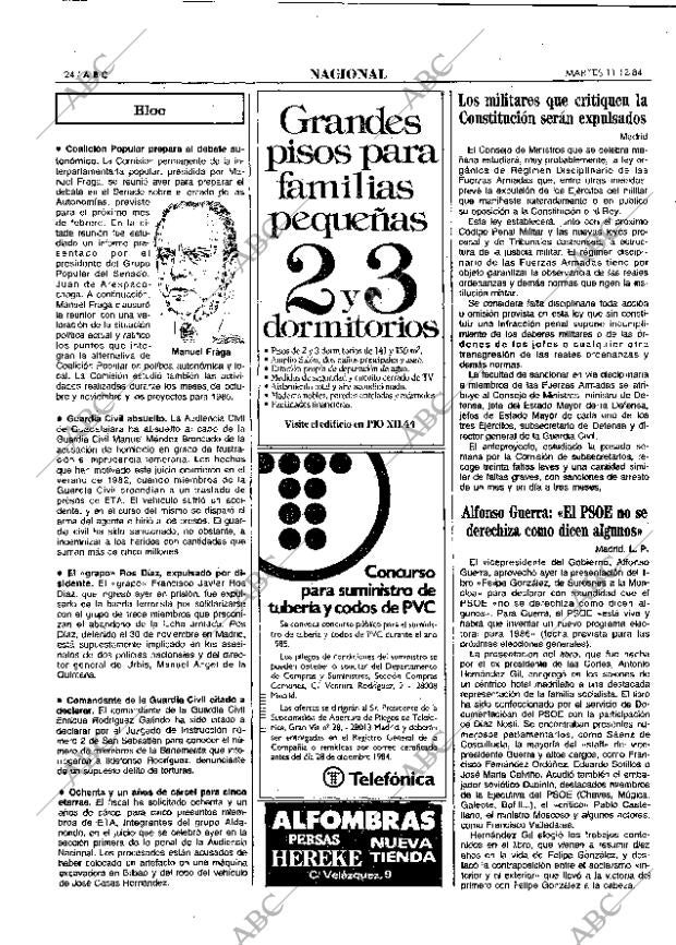 ABC MADRID 11-12-1984 página 24