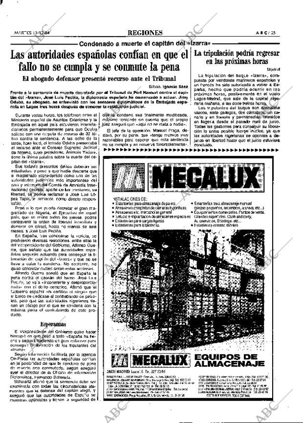 ABC MADRID 11-12-1984 página 25