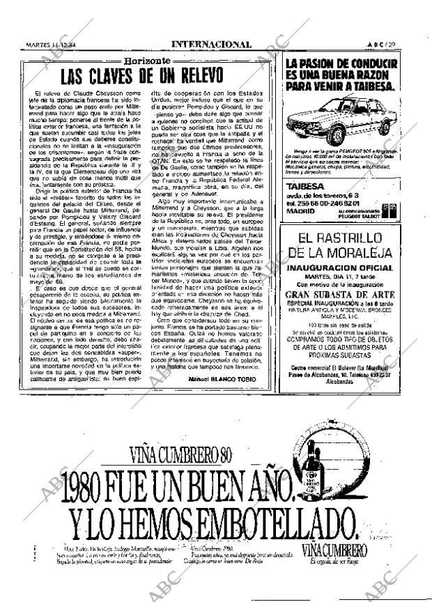 ABC MADRID 11-12-1984 página 29