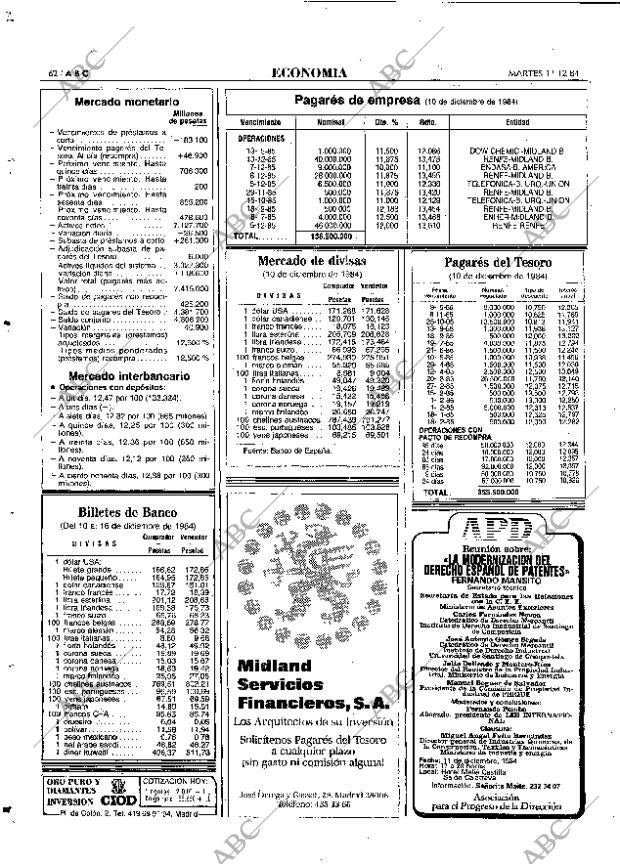 ABC MADRID 11-12-1984 página 62