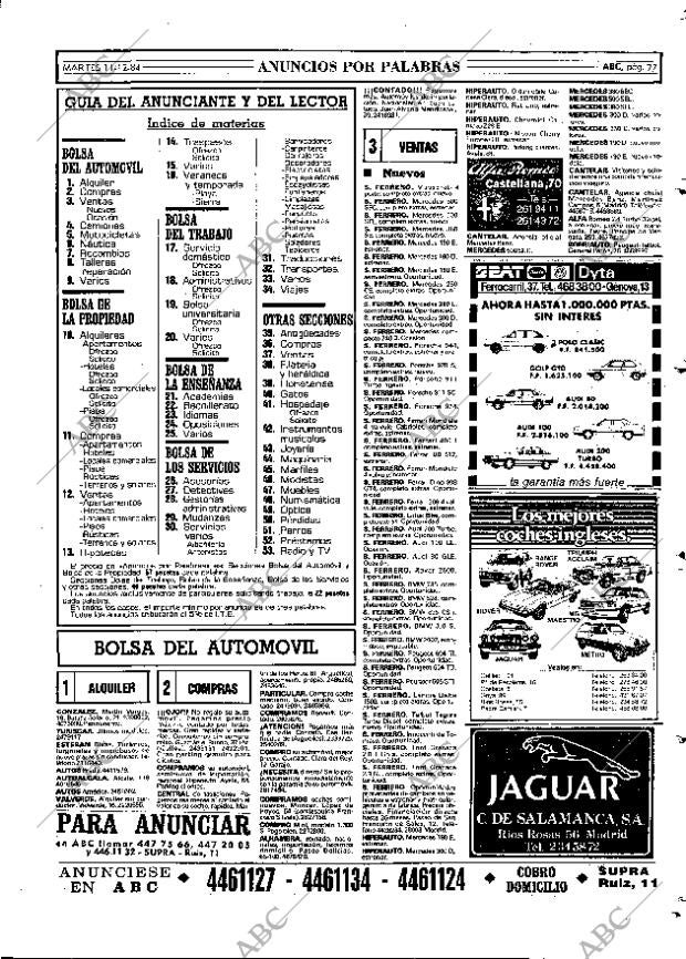 ABC MADRID 11-12-1984 página 77