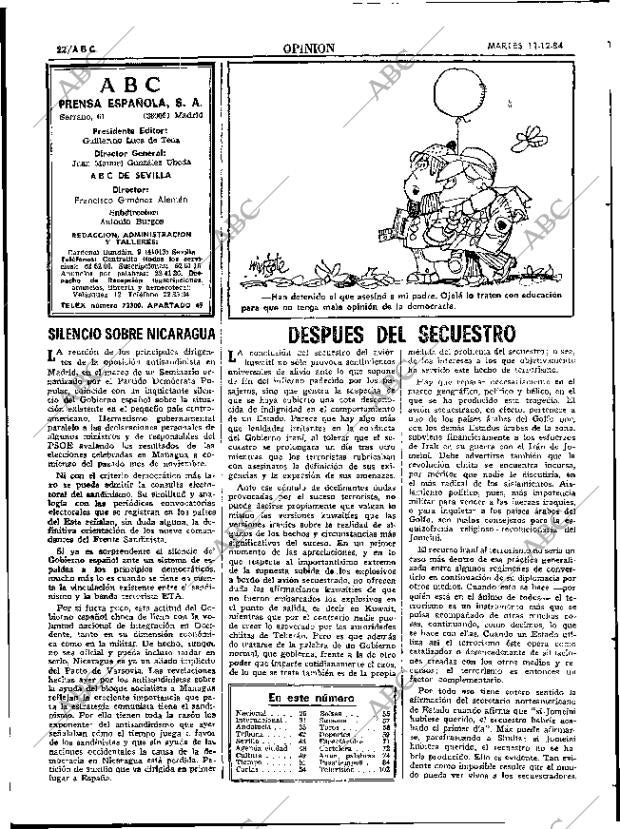 ABC SEVILLA 11-12-1984 página 22