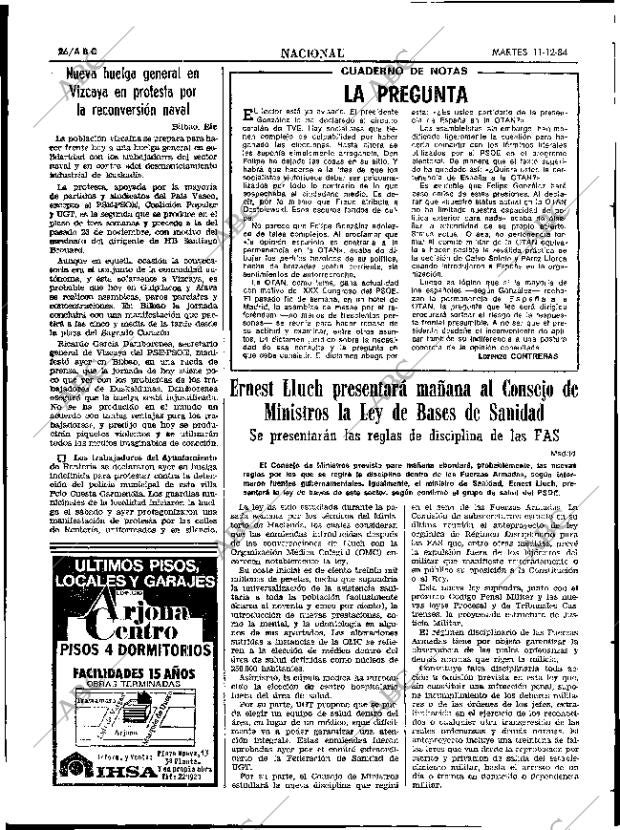 ABC SEVILLA 11-12-1984 página 26