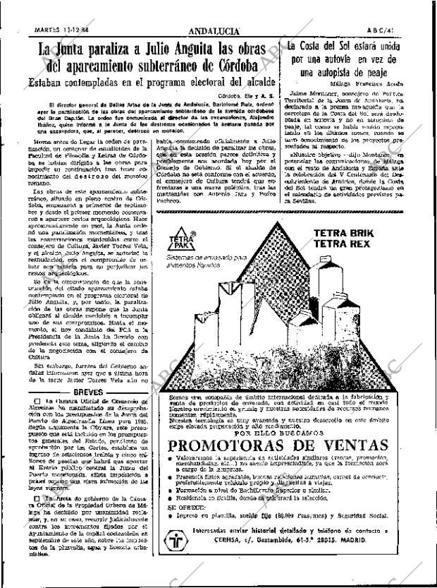 ABC SEVILLA 11-12-1984 página 41