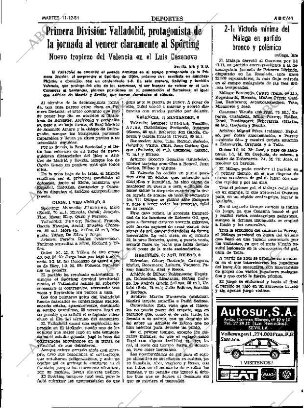 ABC SEVILLA 11-12-1984 página 61