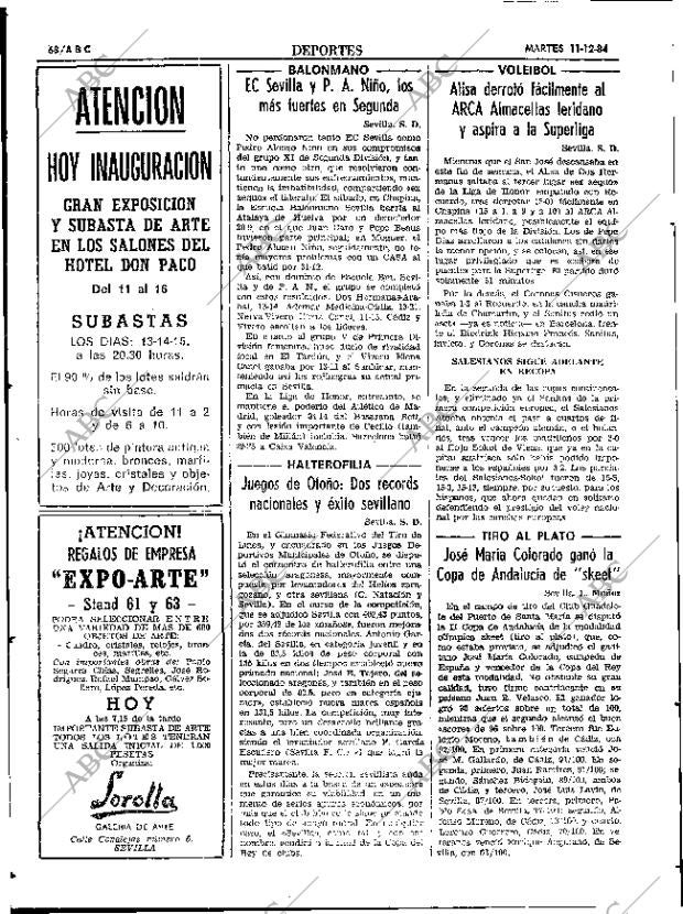 ABC SEVILLA 11-12-1984 página 68