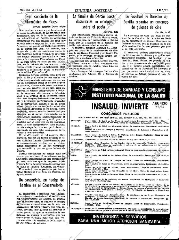 ABC SEVILLA 11-12-1984 página 71
