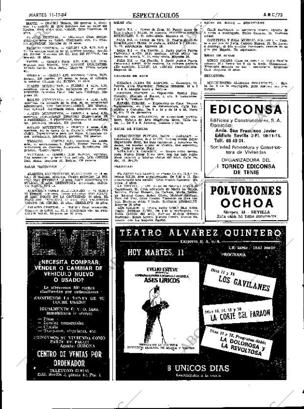 ABC SEVILLA 11-12-1984 página 73