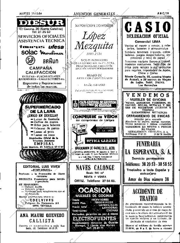 ABC SEVILLA 11-12-1984 página 79