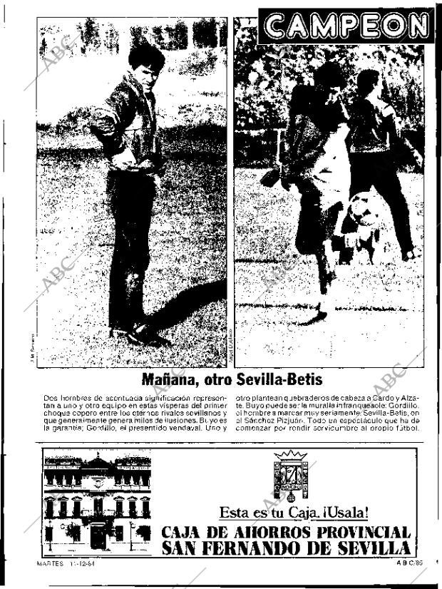 ABC SEVILLA 11-12-1984 página 85
