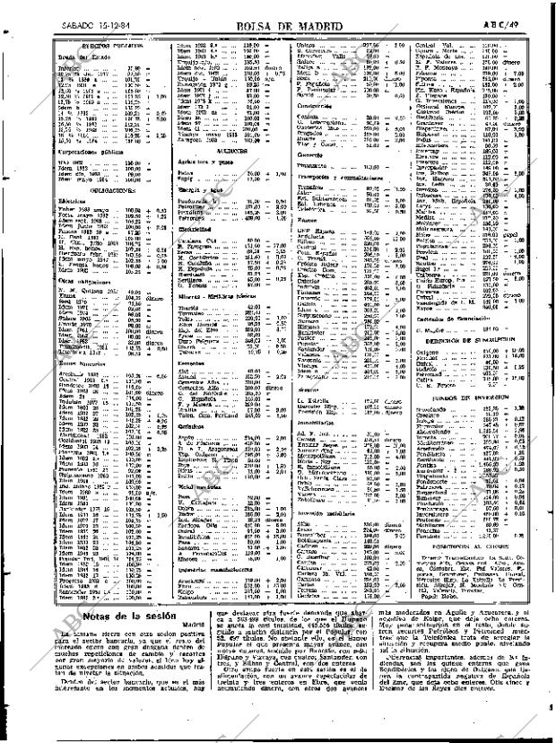 ABC SEVILLA 15-12-1984 página 49