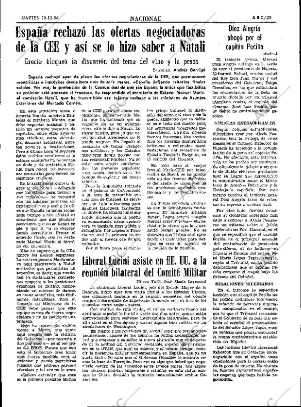 ABC SEVILLA 18-12-1984 página 25