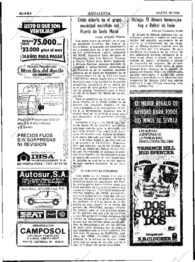 ABC SEVILLA 18-12-1984 página 36