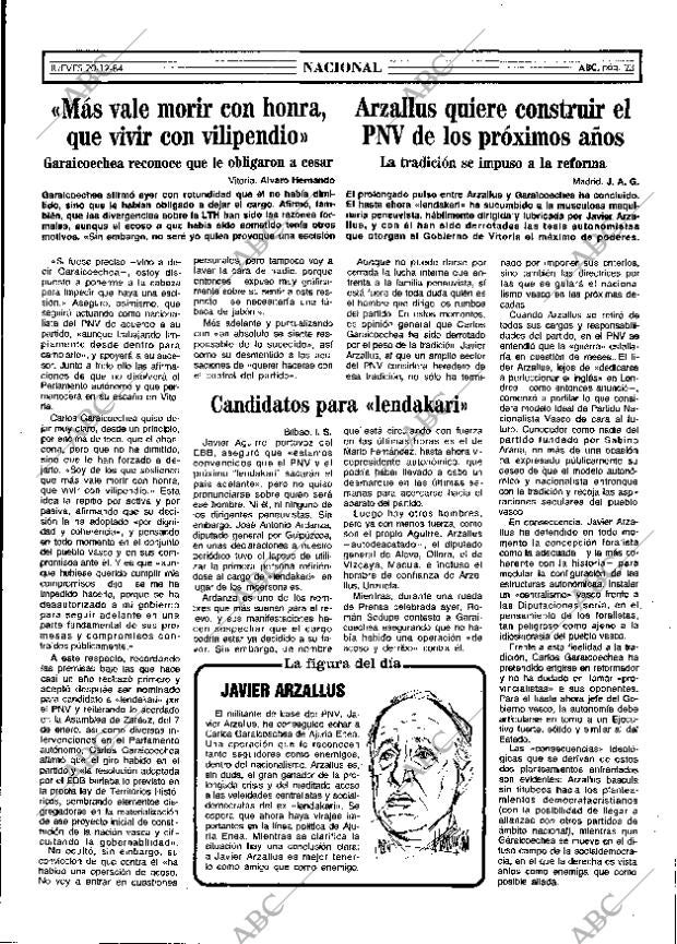 ABC MADRID 20-12-1984 página 23