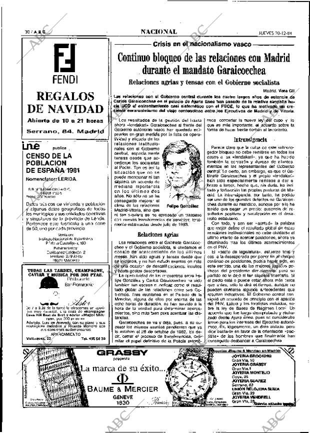 ABC MADRID 20-12-1984 página 30