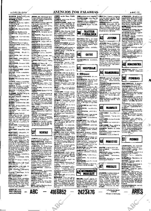 ABC MADRID 20-12-1984 página 91