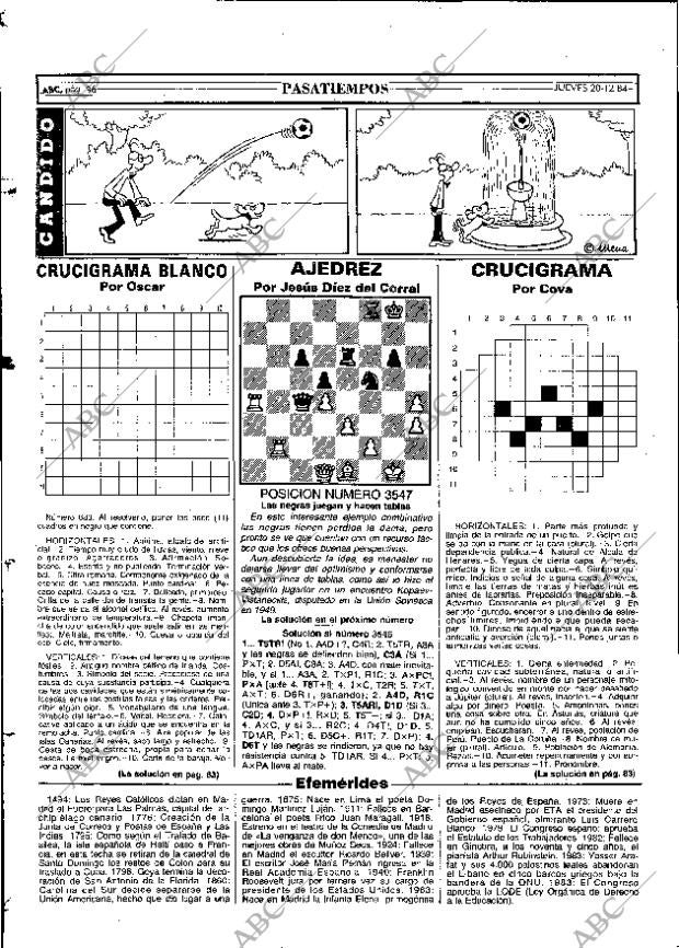 ABC MADRID 20-12-1984 página 96