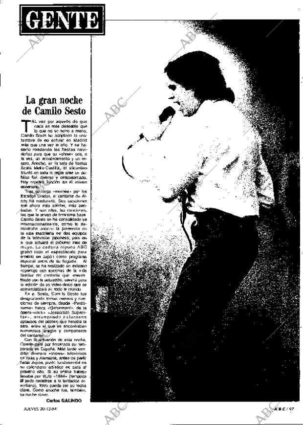 ABC MADRID 20-12-1984 página 97
