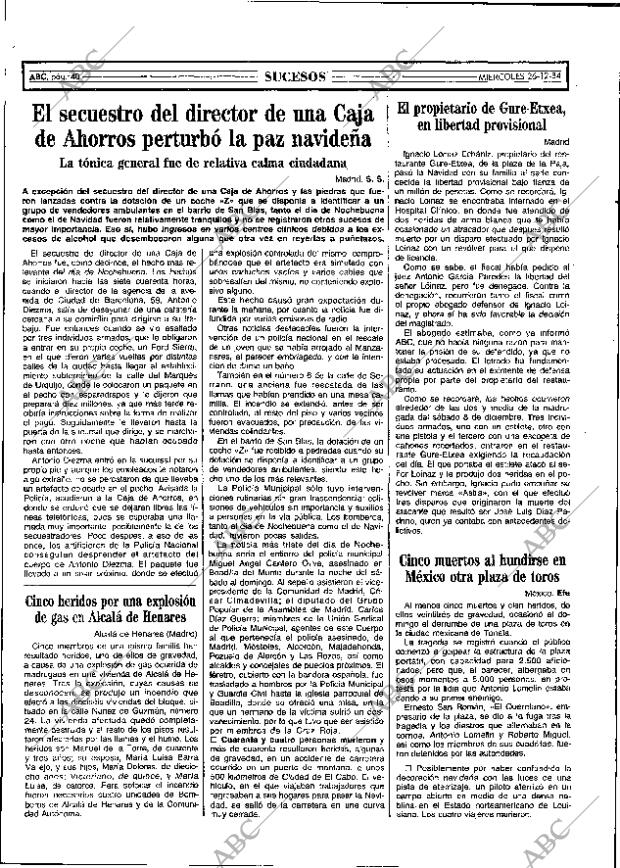 ABC MADRID 26-12-1984 página 40