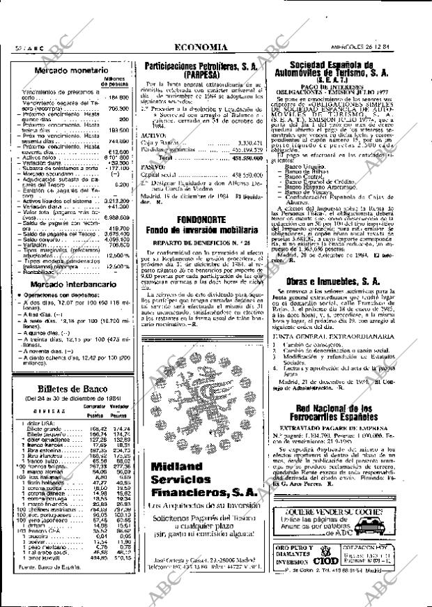 ABC MADRID 26-12-1984 página 52