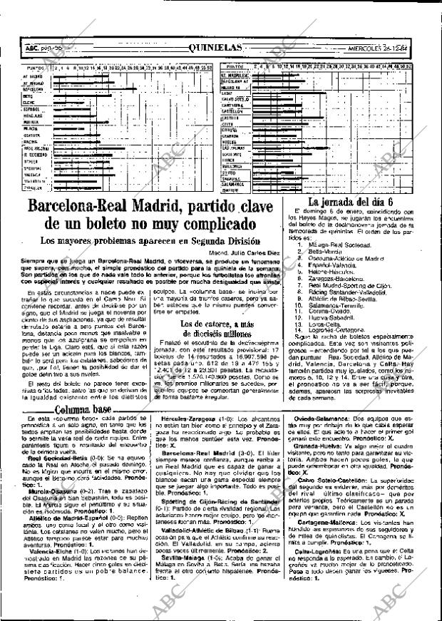 ABC MADRID 26-12-1984 página 56