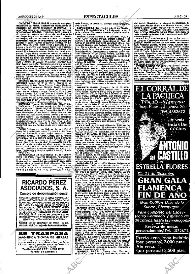 ABC MADRID 26-12-1984 página 59