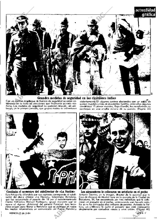 ABC MADRID 26-12-1984 página 7
