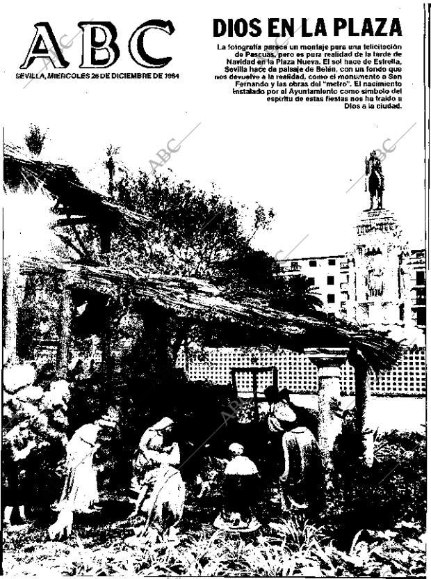 ABC SEVILLA 26-12-1984 página 1