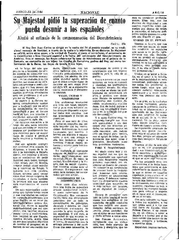 ABC SEVILLA 26-12-1984 página 19