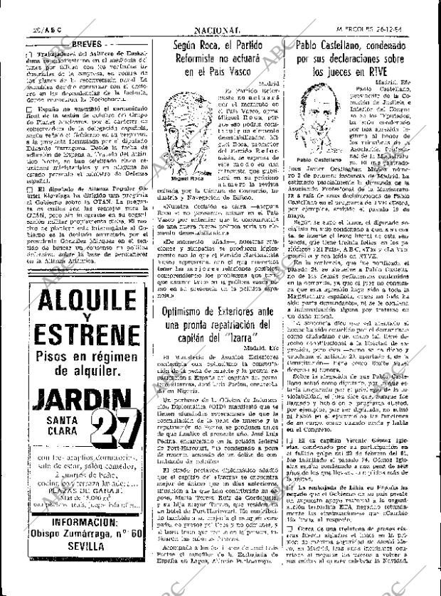 ABC SEVILLA 26-12-1984 página 20