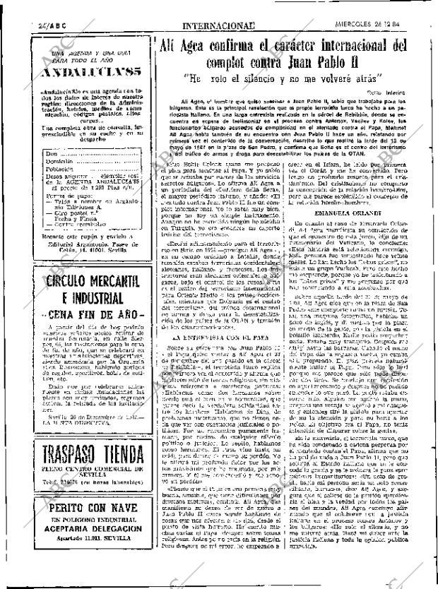 ABC SEVILLA 26-12-1984 página 24