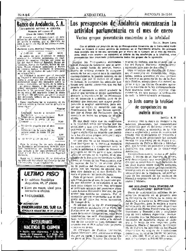 ABC SEVILLA 26-12-1984 página 30