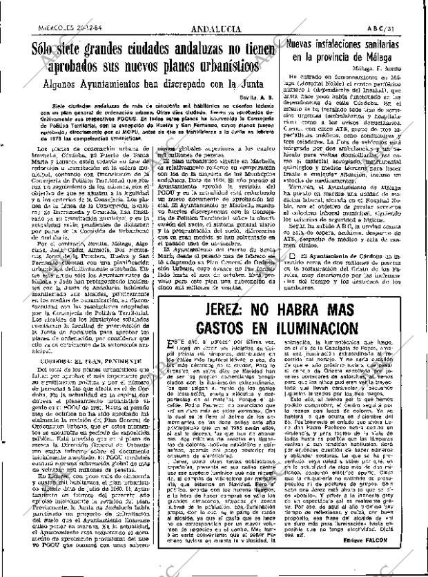 ABC SEVILLA 26-12-1984 página 31