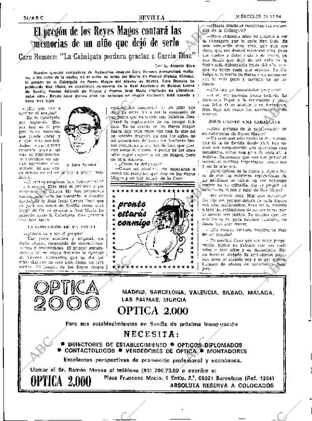 ABC SEVILLA 26-12-1984 página 34