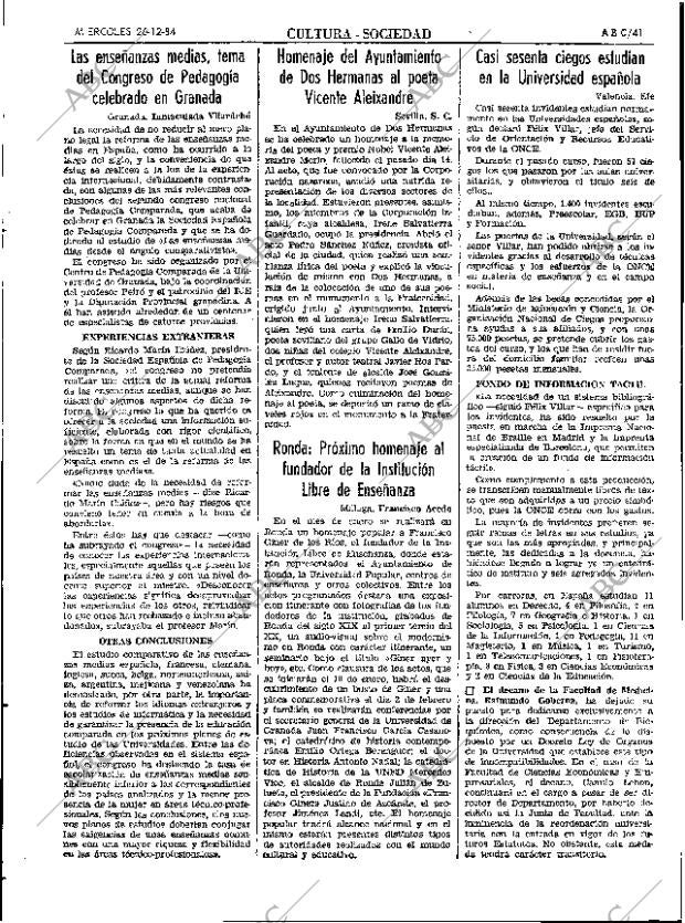 ABC SEVILLA 26-12-1984 página 41