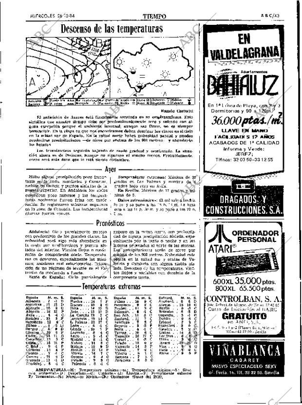 ABC SEVILLA 26-12-1984 página 43