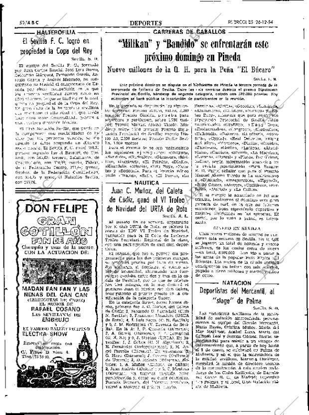 ABC SEVILLA 26-12-1984 página 50