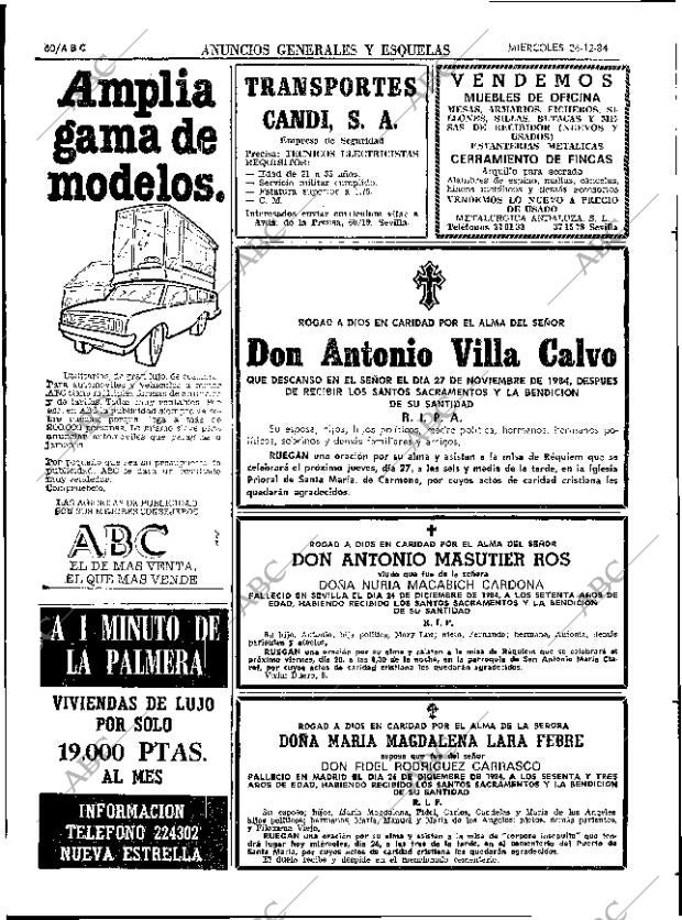 ABC SEVILLA 26-12-1984 página 60